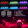 LED Neon Sign Contrôle sans fil RGB LED Rock Light sous la roue Multicolor Neon LED Light pour Jeep Truck Car ATV SUV Vehicle Boat YQ240126