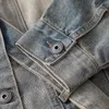 Мужские куртки LACIBLE, джинсовая куртка с несколькими карманами и лентами, распродажа 2024, стираное пальто, весенне-осенние мужские и женские топы с лацканами