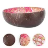 Bowls Coconut Bowl Shell Porch Key Storage Home Decoration Container Desktop Ornament Wood Tray