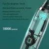 Tandborste Sonic Electric Tandborste för vuxna timer tänder ultraljud automatisk vibrator vitning ipx7 vattentät 4 borsthuvud USB typel2401
