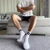 Spor Çorap Pamuk Çoraplar Moda Beyaz Siyah Vintage Kısa Spor Çorap Erkekler Gündelik Sokak Giyim Kısa SOKLAR İÇİN KIZ KIZ SOĞUK TÜP SOCKLARI YQ240126