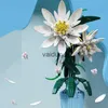 Blocchi Bouquet Ord Mattoni Fiore Piante grasse Blocchi di costruzione in vaso Kit romantico Decorazione di montaggio Giocattolo Ragazza Giftsvaiduryb