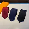 Corbatas Corbata de seda de diseñador Corbatas de negocios para hombre Corbatas Jacquard Corbata de boda con caja de regalo