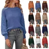 Suéteres para mujer, suéter con cuello redondo, informal, manga larga, suelto, punto grueso, blusa, sudaderas de invierno para hombre, chaleco salvavidas