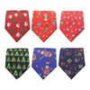 Laços com tema de Natal gravata festiva jacquard para homens feriado ocasião pescoço gravata família reunião