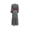 Etnische kleding Factory Outlet Arabische dames moslim jas chiffon bloem strass jurk zomer uitloper