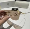 디자이너 선글라스 여성 남성 새로운 패션 모델 안경 특별 UV400 보호 편지 다리 더블 빔 큰 프레임 야외 브랜드 디자인 선글라스