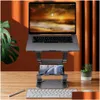 Tablet PC Stands Laptop Stand Aluminium Allo Foldble Notebook Support för boken Portable Fold Holder Cooling Bracket Drop Delivery OT3sq