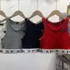 Kobiety Undershirt Designer kamizelki mody metalowy trójkąt graficzny dzianin kamizol bez rękawów top swobodny stały kolor krótki szczupły design odzież wierzchnia