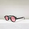 Óculos de sol de alta qualidade acetato redondo para homens mulheres óculos quadros japonês estilo artesanal designer condução óculos de viagem