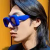 선글라스 대형 프레임 스퀘어 여성 브랜드 디자이너 패션 태양 안경 남자 야외 힙합 안경 UV400