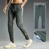 Herrbyxor 2024 Summer Thin Jogging Sweatpants Elastic Shrink Leg Casual Outdoor Training Fitness Sport Running Trousers