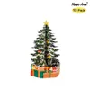 10 pakiet 3D Chrsitmas Tree Pop -Up Card Prezent na rok Karty z życzeniami Xmas 240118