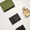 Korthållare Designer Caviar Woman Mini Wallet Designer Pure Colors äkta läder Pebble Texture Luxury Svarta plånböcker med lådor