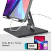 Tablet PC Stands Tablet Stand Desktop Justerbar stativ för Pro 12.9 10.2 Air Mini 2020 Foldbar Holder Dock Support YQ240125