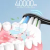 Spazzolino da denti Fairywill Spazzolino elettrico Spazzolino da denti sbiancante ultrasonico con 5 modalità di ricarica wireless Timer intelligente 8 testine