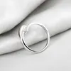 Bagues de cluster Mode Simple Style Dolphin Lovers Doigt Blanc Cuivre Minuscule Romantique Bague D'ouverture Pour Lady Filles Cadeaux À La Mode