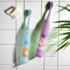 Toothbrush Children's Electric Toothbrush Colorful Cartoon IPX7 Waterproof With Replacement Heads Automatic Rechargeable Brush For Kids