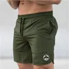 Shorts pour hommes Mode d'été Casual Respirant Bodybuilding Fitness Gym Sports Lettre imprimée Slim Fit Longueur du genou