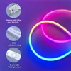 LED Neon Sign 3M 12V TUYA SMART LED Neon Strip RGB Vattentät silikonljus med Bluetooth -app Remote Control Dekorationslamptejp för rum YQ240126