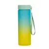 Bouteilles d'eau 600ml bouteille de sport étanche sans BPA boisson en plastique non toxique pour gymnase camping randonnée voyage