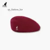 Baretten KANGOL Wollen Baret 504 Cap Heren Dames Hoed Mode Dames Effen Kleur Casual Winter Hoeden Herfst Luxe Hoed Witte Vos Kangol Baret Designer Trend RB Baret 2879