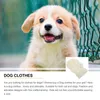 Hundklädflicka kläder dekorativ katttröja utomhus husdjur tillbehör vinterdräkter för hundkläder
