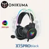 ヘッドフォンonikuma x15プロゲームヘッドフォンRGBヘッドビーム