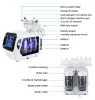 6 I 1 Vakuum Microdermabrasion Blackhead Remover Syre Jet Diamond Peeling Hydra Dermabrasion Hydro Facial Machine Aqua Peel Face Beauty E