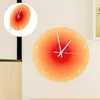 Väggklockor Dual Syfte Round Clock Office for Living Room Acrylic Modern Style