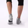 Calzini da uomo 3PAIR Anti-slip sport traspirato di asciugamano che assorbono il sudore di cotone per far funzionare il basket anti-bacteria maschio