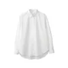 TT Home White Shirt Women's 2024 Spring/Summer Leisure Commuter Loose Lapel Long Sleeve A-line Fashion Brand Clothes