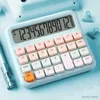 Calculators Ergonomic Calculator Battery Powered Calculator with Extra Lcd Display for Office Home Use Portable Desktop Calculator for Work
