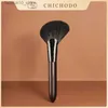 Makeup Brushes CHICHODO Makeup Brush-Luxurious Carved Ebony Animal Hair Series-Fox Gray Rat Goat Hair Bronzer Brush-beauty pen-F148 Q240126