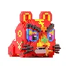 Block Nese nyår Traditionell Tiger Mini National Tide Animals Building Blocks Micro Bricks Toy For Kid Gift Nyår Giftvaiduryb