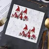 Servet Kerstdecoratie Kerstman Servies Papieren Beker Plaat Rietjes Jaar Decor Feestartikelen