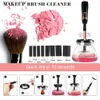 Makeup Brushes Makeup Brush Cleaner and Dryer Automatic Clean Make Up Brushes Washing Machine 10 Seconds Silicone Make Up Brush Cleaning Tool Q240126