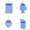 Calcolatrici 1PC Mini calcolatrice portatile Kawaii formato tascabile 8 cifre Display Cartoon Mini pulsante ultrasottile Calcolatrice carina Materiale scolastico