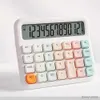 Kalkulatory Kalkulator pulpitu zasilanego baterią Przenośny kalkulator finansowy studenckiej z wyświetlaczem wyświetlacz LCD obsługiwane na akumulatorze na biurze