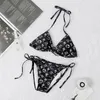 Sexy Damen 24SS Designer-Bikini-Sets, klare Trägerform, Badeanzüge, Damen-Badeanzüge, Badebekleidung, Strand-Frau, Bademode, Biquini, gemischte Luxusmarken 456