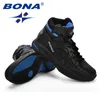 BONA Baskets Homme Men Basketball Shoes Cow Split Outdoor Flat High Top Sport Trainers Zapatillas Comfy 240124