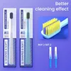 Toothbrush 1/2 Pcs Orthodontic Toothbrush 2 Color For Braces U-Shaped Soft Bristle With Head Cover Free Interdental Brushes