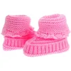 Stivali Abbigliamento per neonati Calzature invernali per bambini Scarpe Chrismas Baby Knitting per filati lavorati a maglia