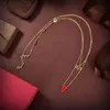 Women Fashion Designer Pendant Necklaces trendy Geometric Necklaces Valentinolies Simple Style Engagement Jewelry ah1c