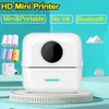 Portable Thermal Printer Mini Wirelessly BT 200dpi Po Label Memo Wrong Question Printing With USB Cable Imprimante Portable 240124