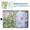 Books Paper Tags Vertical Tabs Page For 6-holes Ring Binders Pp A5 Dividers Plastic