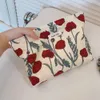 Borsa cosmetica da donna in tessuto floreale coreano per il trucco Cosmetici da viaggio Organizzatore Borsa da bagno Borsa da toilette grande Borsa da toilette 240123