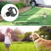 Hondenriem voor huisdieren Automatische intrekbare trekkabel met lichte dubbele dubbele kop Tractor Outdoor Walking Dog Chain Pet Products