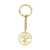 Keychains DreamTimes Chai Symbol Keychain David Star 펜던트 남성용 자동차 액세서리 스테인레스 스틸 보석