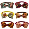 Vêtements pour chiens 50pcs Thanksgiving Day Pet Bow Ties Collier Automne Style Petit Chat Cravate Turquie Citrouille Accessoires Fournitures